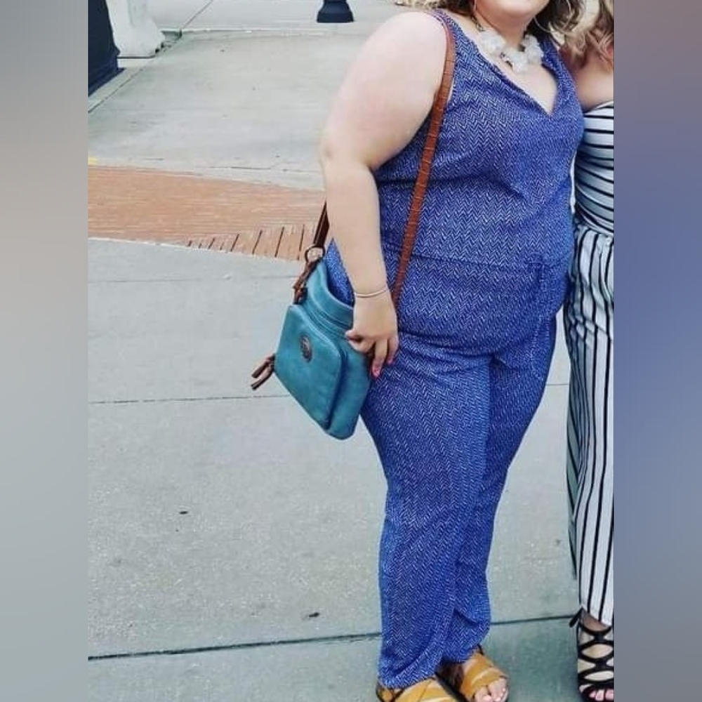 Blue Gap Geometric Patterned Jumper - image 8